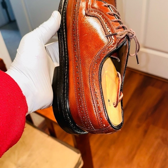Vintage JC Penney Wing Tip Leather Dress Shoe. main image 4
